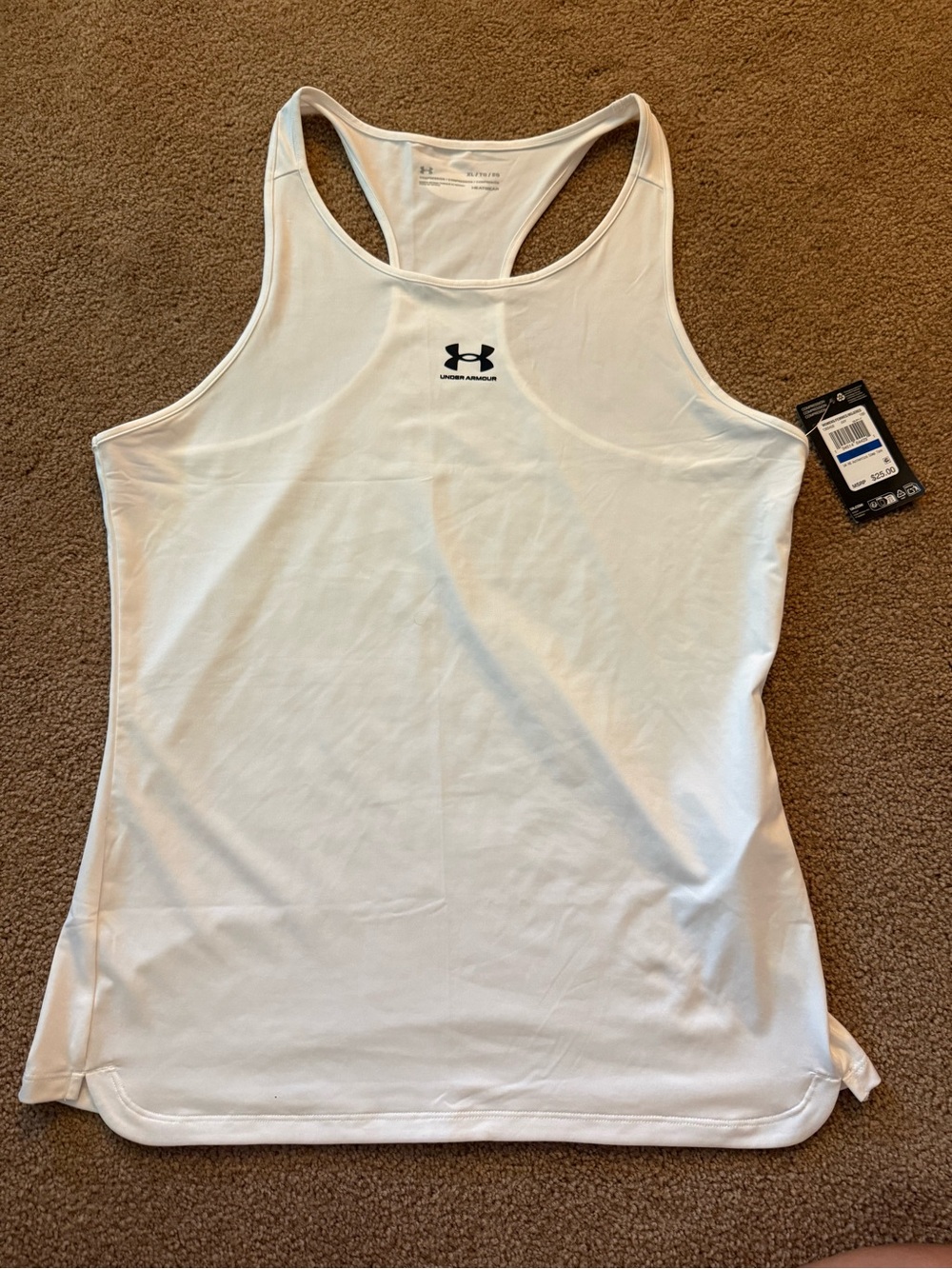 Under Armour Athletic Tank Top Women's White XL